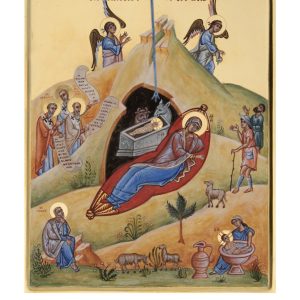 10 x Christmas cards – Nativity of Jesus Christ icon by Aidan Hart